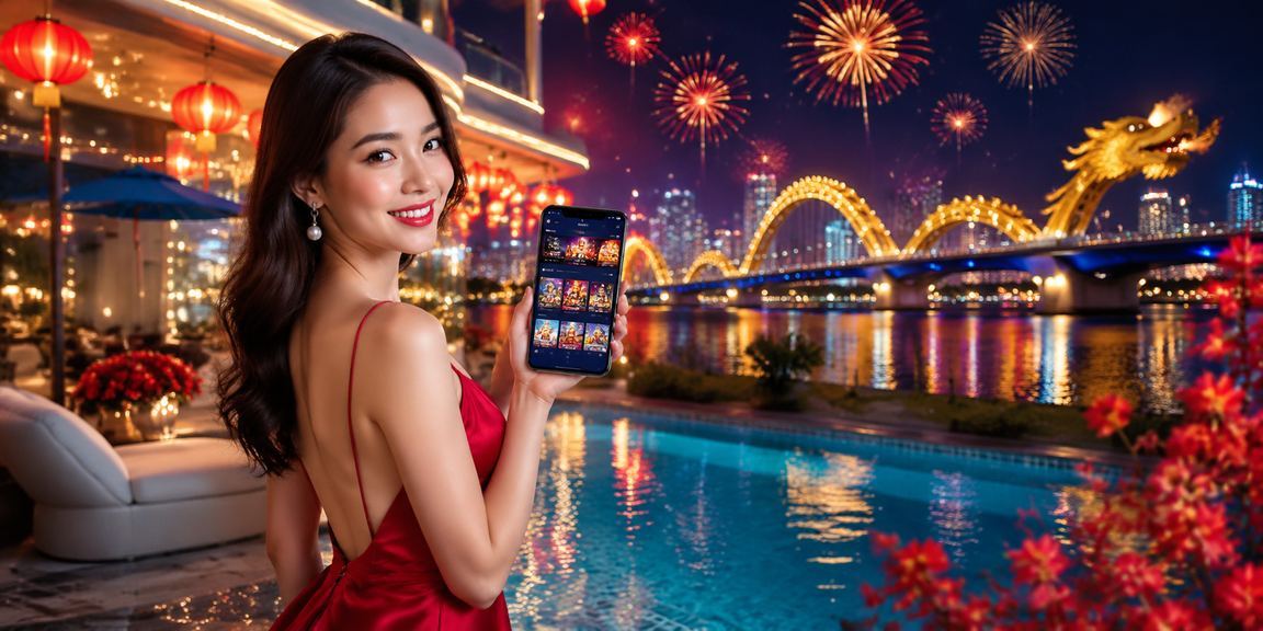 Người chơi sử dụng app trò chơi tại Đà Nẵng trong dịp lễ Tết